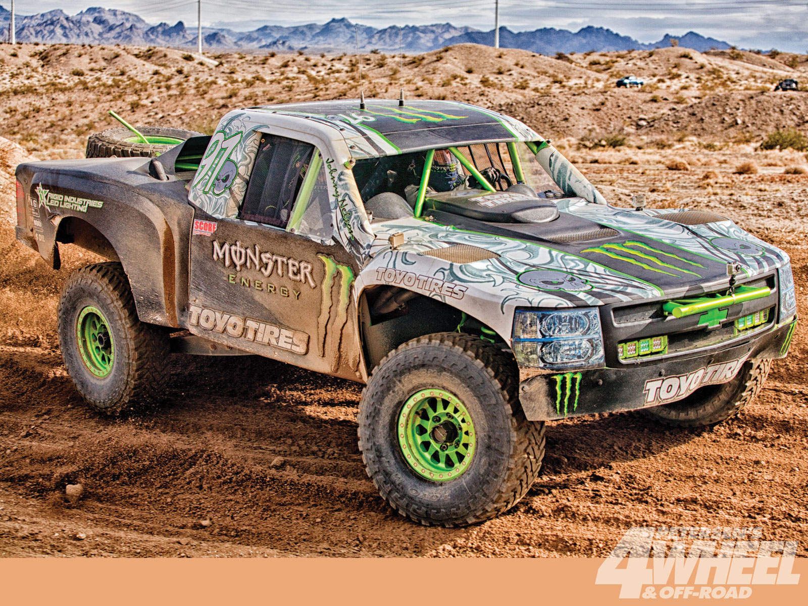 Monster Trophy Truck Wallpaper - Baja Racing Monster Energy , HD Wallpaper & Backgrounds