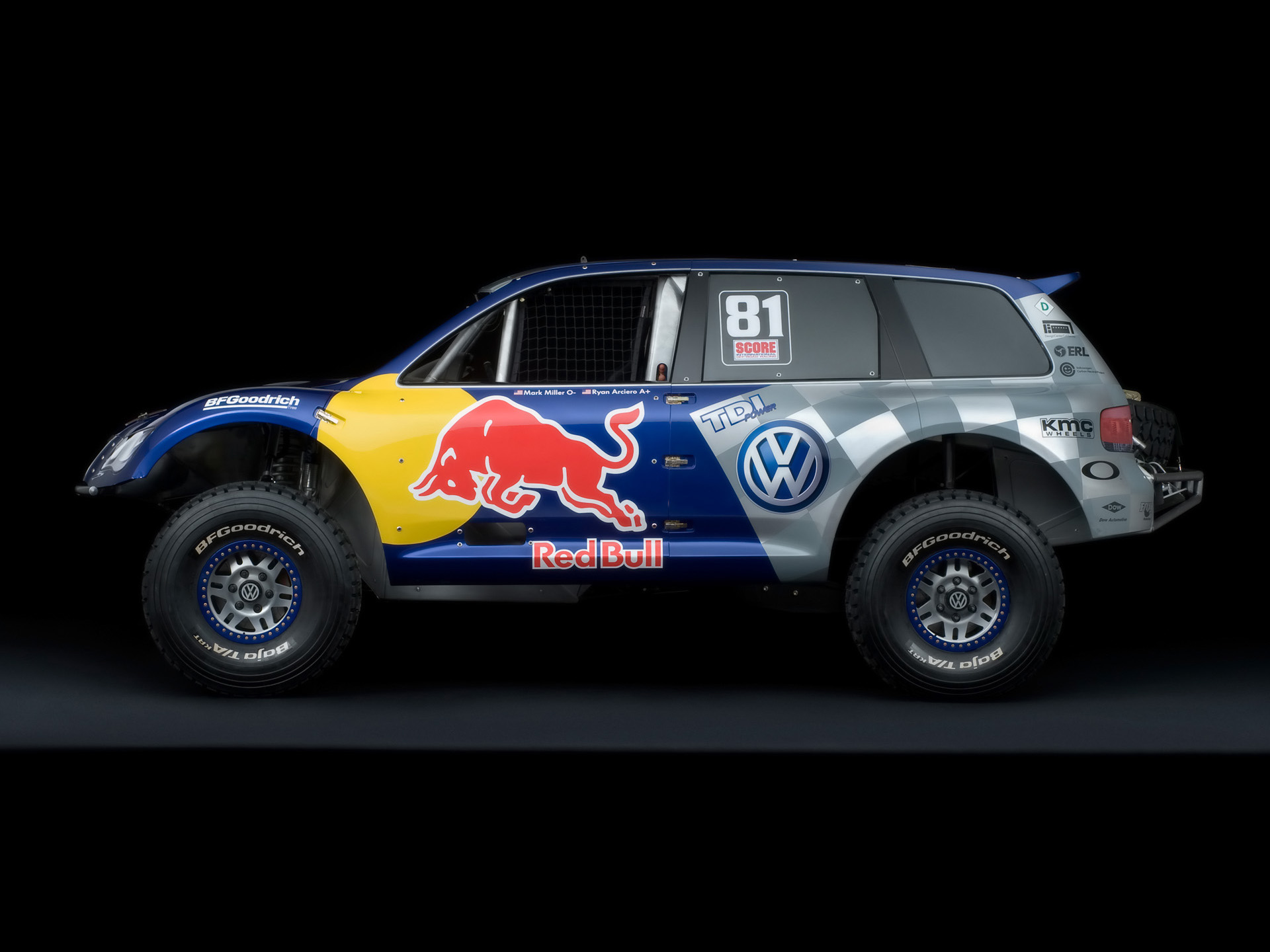 2008 Volkswagen Red Bull Baja Race Touareg Tdi Trophy - Red Bull Touareg , HD Wallpaper & Backgrounds