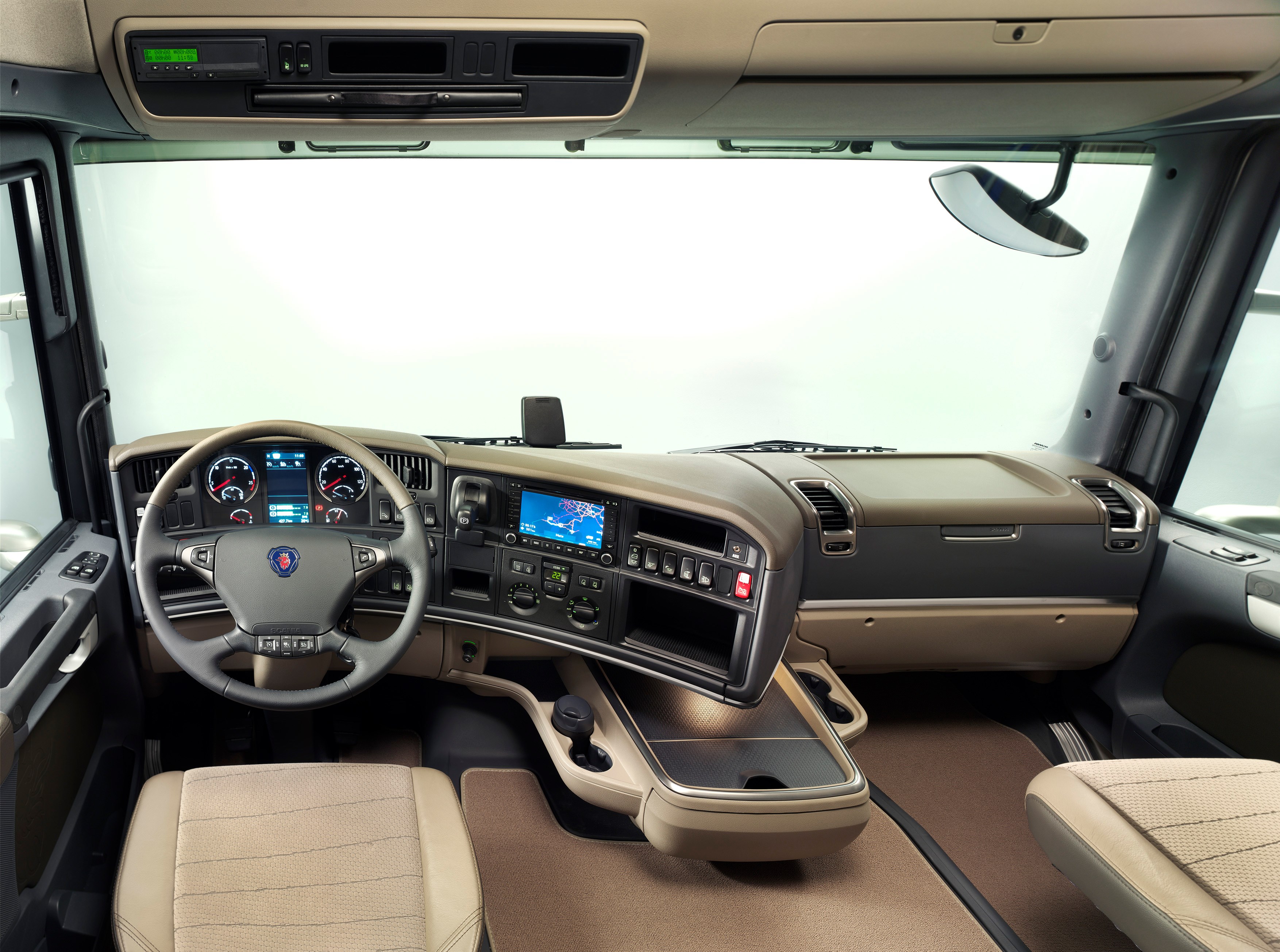 Scania R730 - Scania P Series Interior , HD Wallpaper & Backgrounds