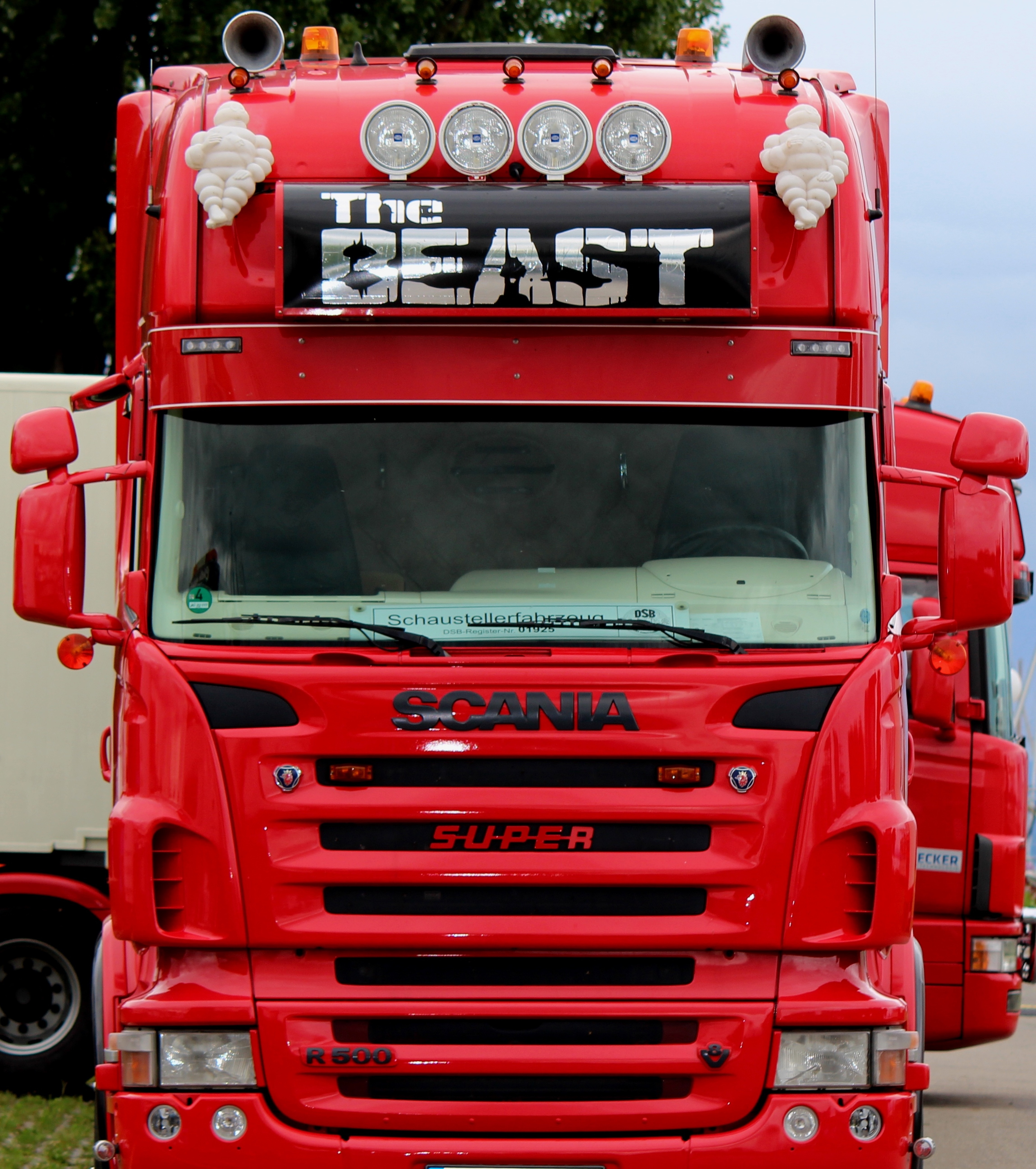 Red Scania Truck - Scania Truck Front View , HD Wallpaper & Backgrounds