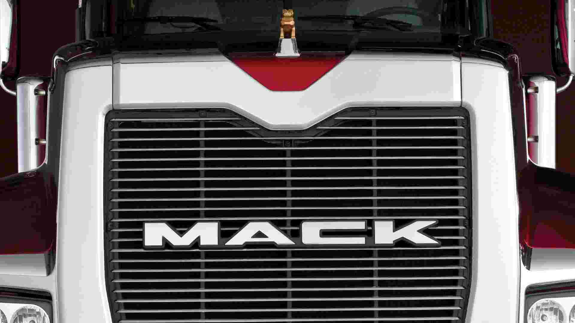 Download Mack Truck Wallpaper - Mack Truck Logo Background , HD Wallpaper & Backgrounds
