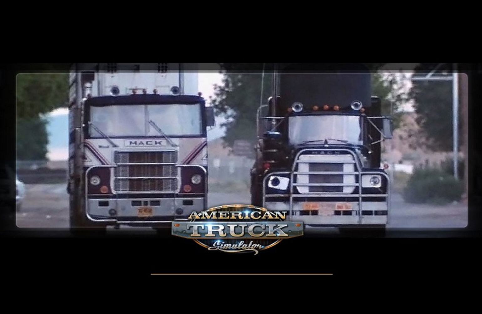 Ats Boot Screen With The Wallpaper From The Movie Convoy - Ats Mods Mack Rs700 Duck Convoy Movie , HD Wallpaper & Backgrounds