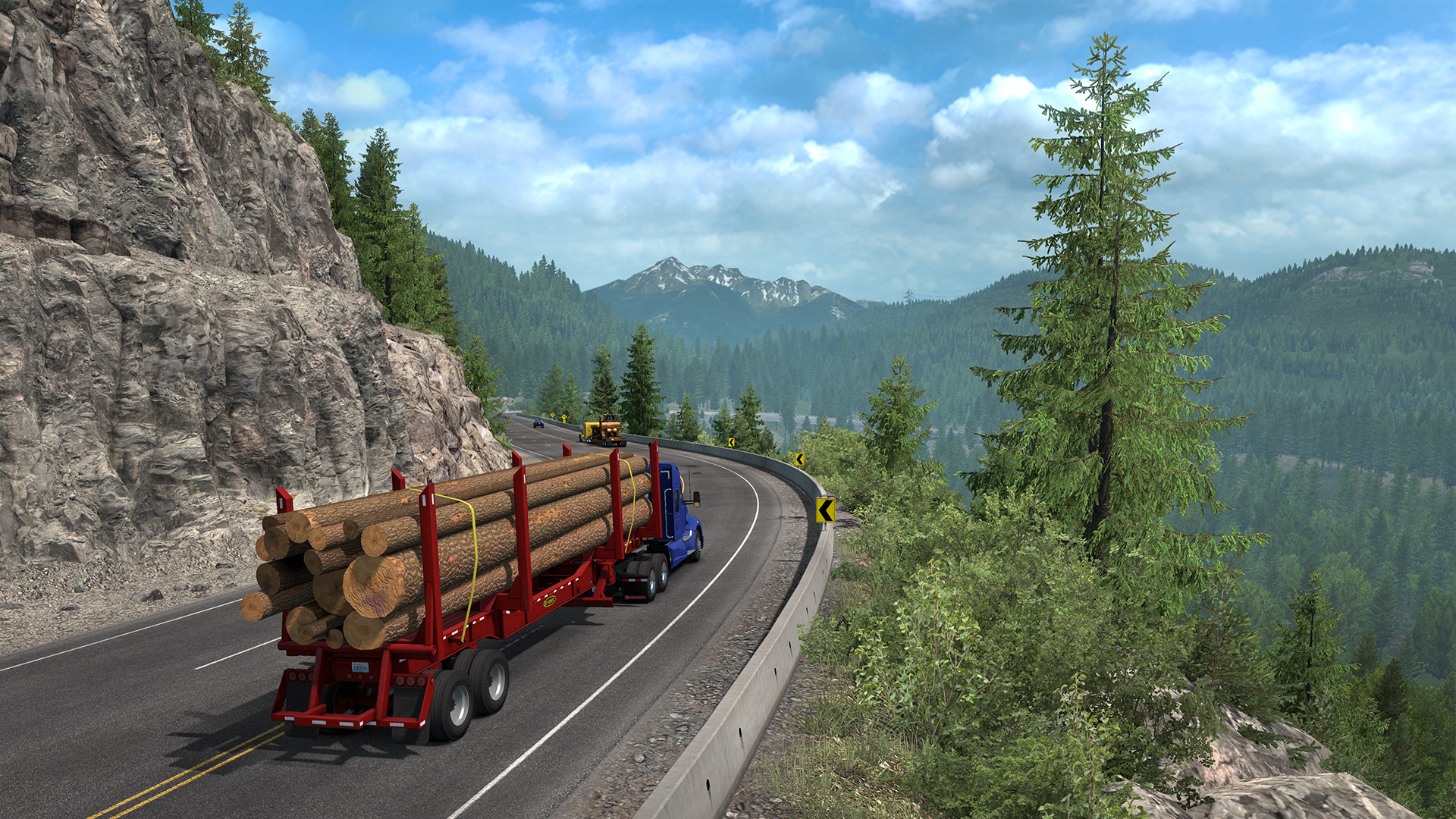 American Truck Simulator - American Truck Simulator Washington , HD Wallpaper & Backgrounds