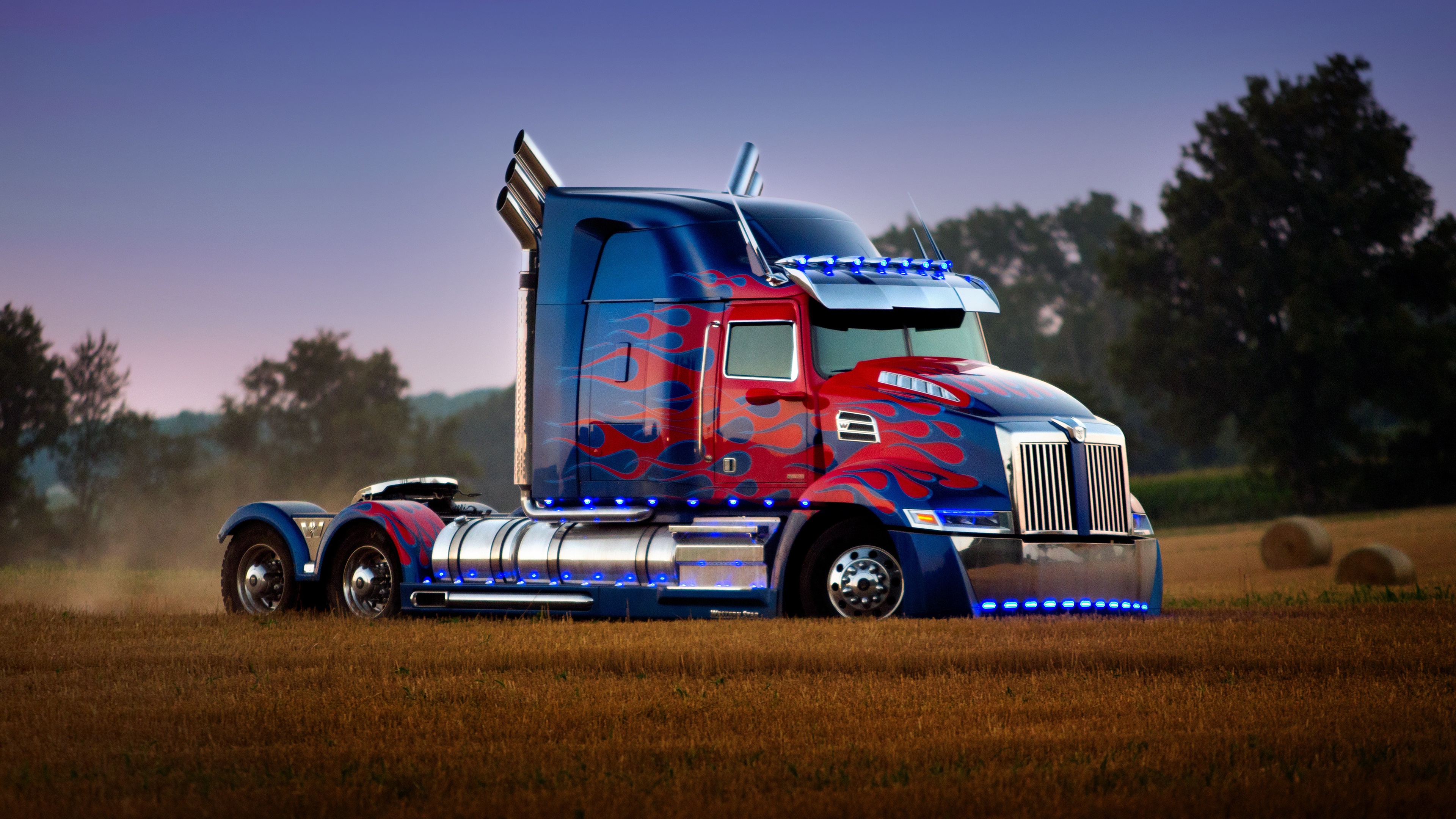 Truck Wallpapers - Optimus Prime Truck The Last Knight , HD Wallpaper & Backgrounds
