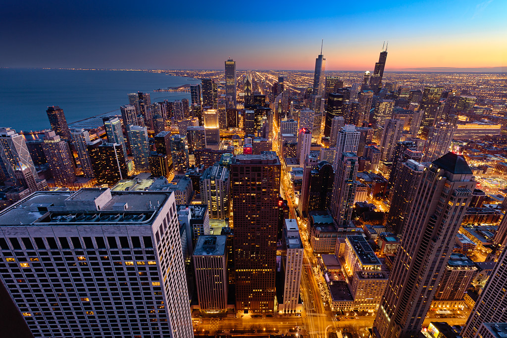Chicago Skyline [ New Ipad Wallpaper Download] - Chicago , HD Wallpaper & Backgrounds