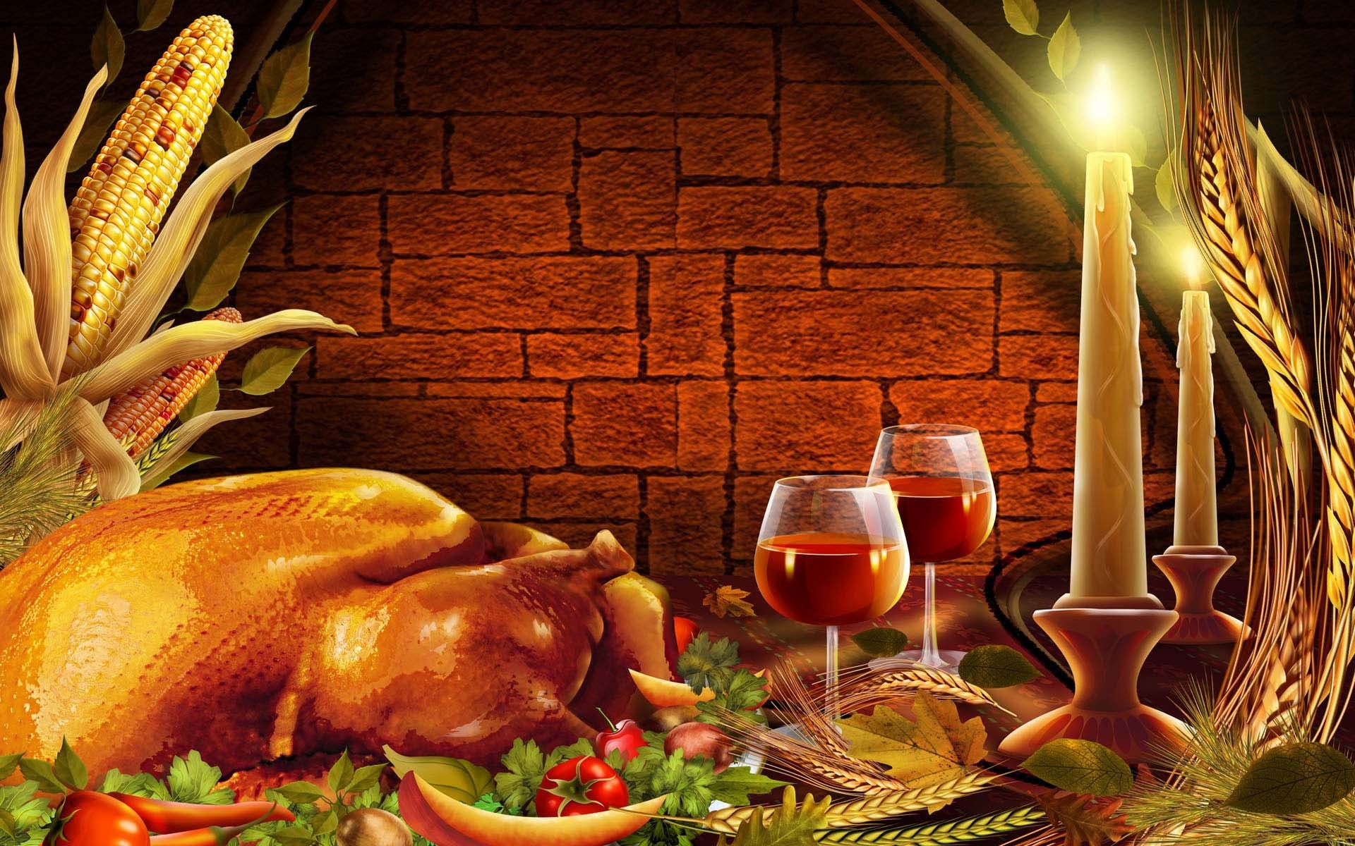 Thanksgiving Dinner Wallpaper - Happy Thanksgiving 2018 Gif , HD Wallpaper & Backgrounds