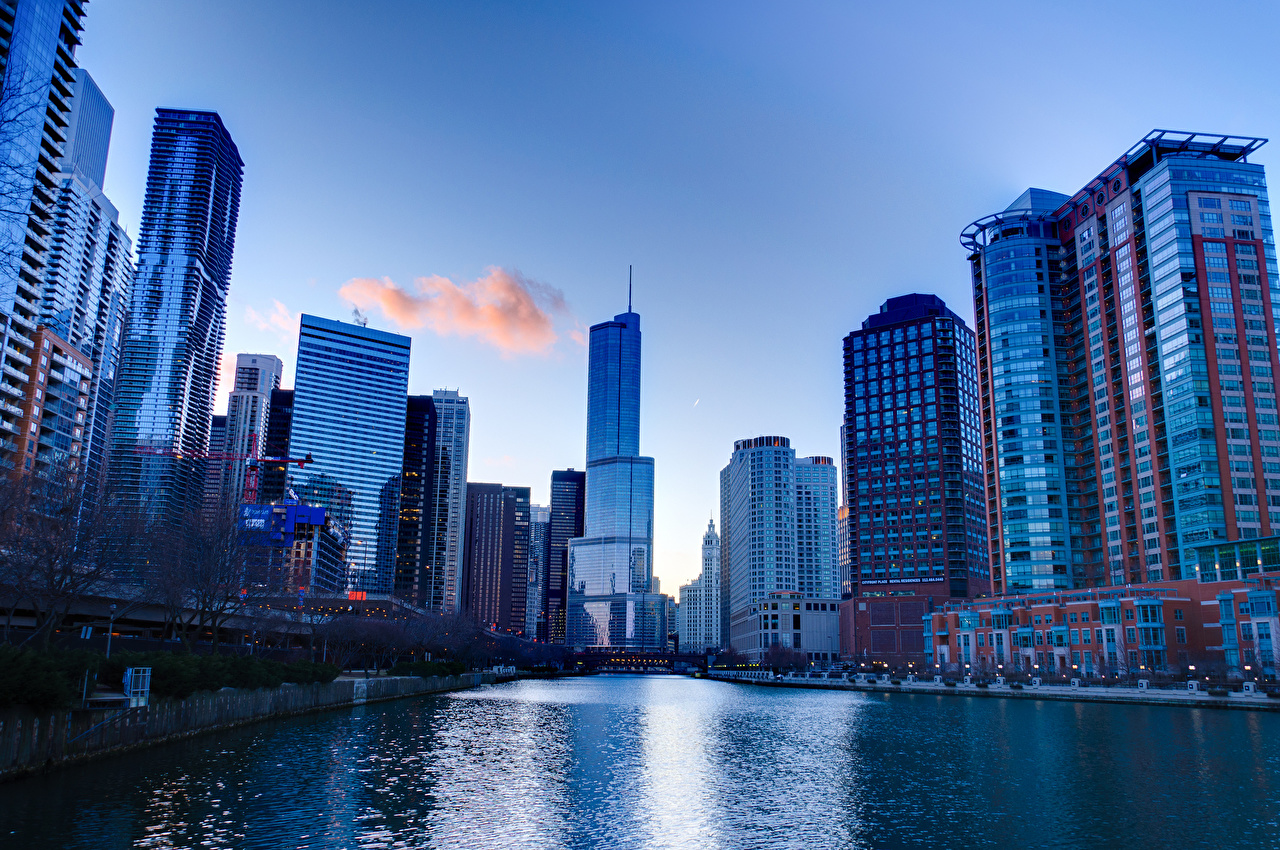 Wallpaper Chicago City Usa Skyscrapers Cities Building - Chicago Wallpaper Hd , HD Wallpaper & Backgrounds