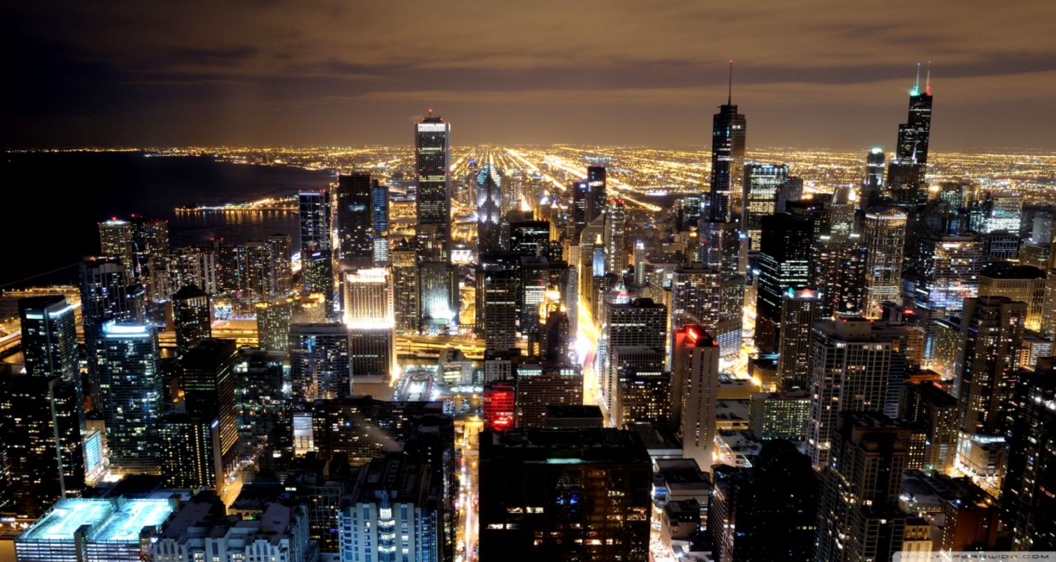 Chicago Skyline From John Hancock ❤ 4k Hd Desktop Wallpaper - Chicago , HD Wallpaper & Backgrounds