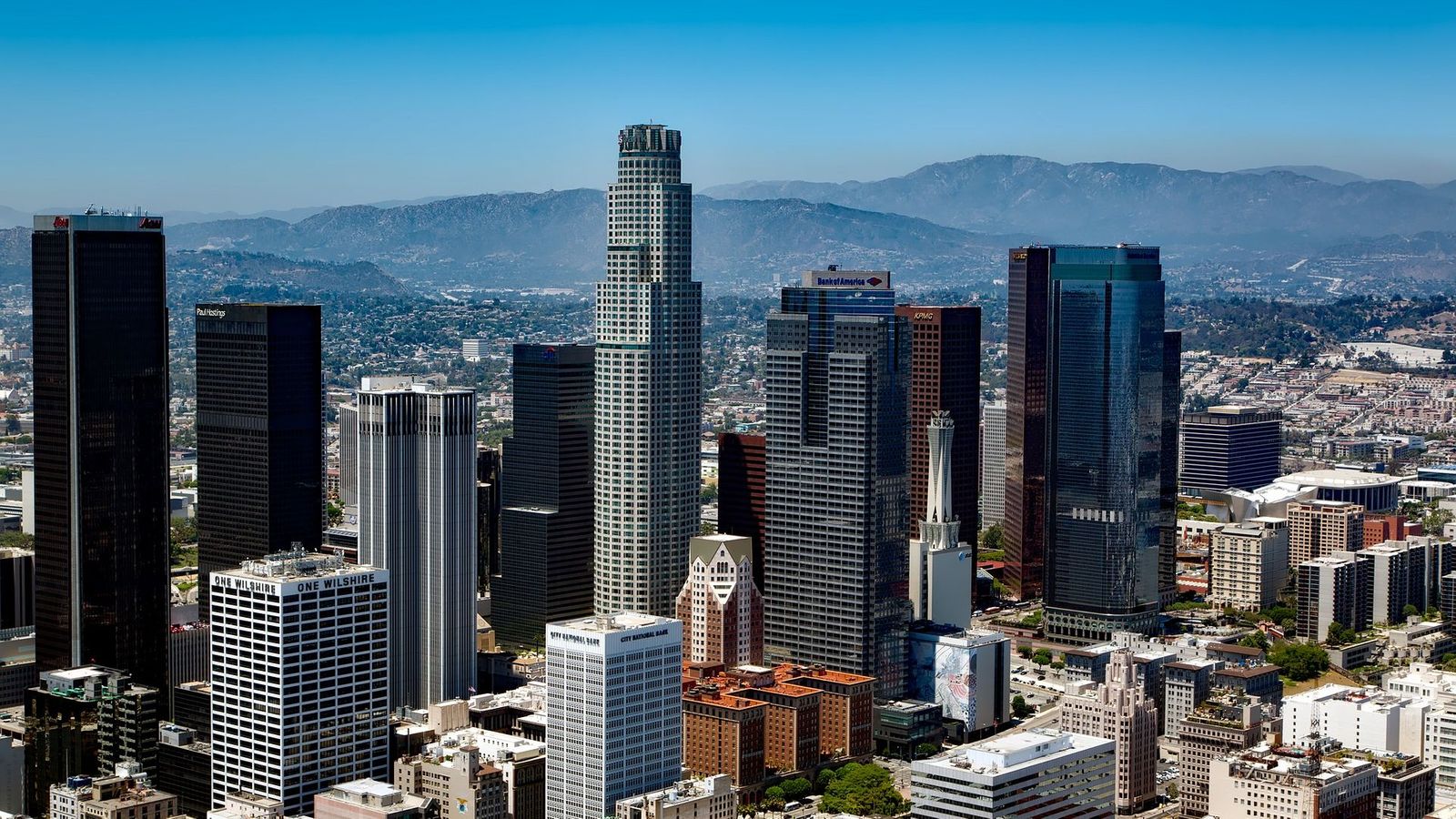 Awesome Los Angeles Skyline - Los Angeles , HD Wallpaper & Backgrounds