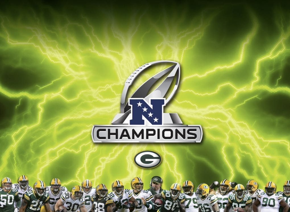 Green Bay Packers Wallpaper - Green Bay Packers Nfc Champions , HD Wallpaper & Backgrounds
