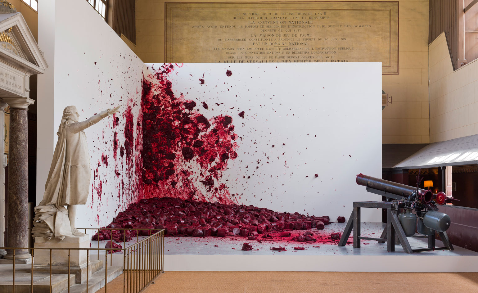 Wallpaper* Anish Kapoor's Latest Exhibition Invites - Anish Kapoor Shooting Into The Corner , HD Wallpaper & Backgrounds