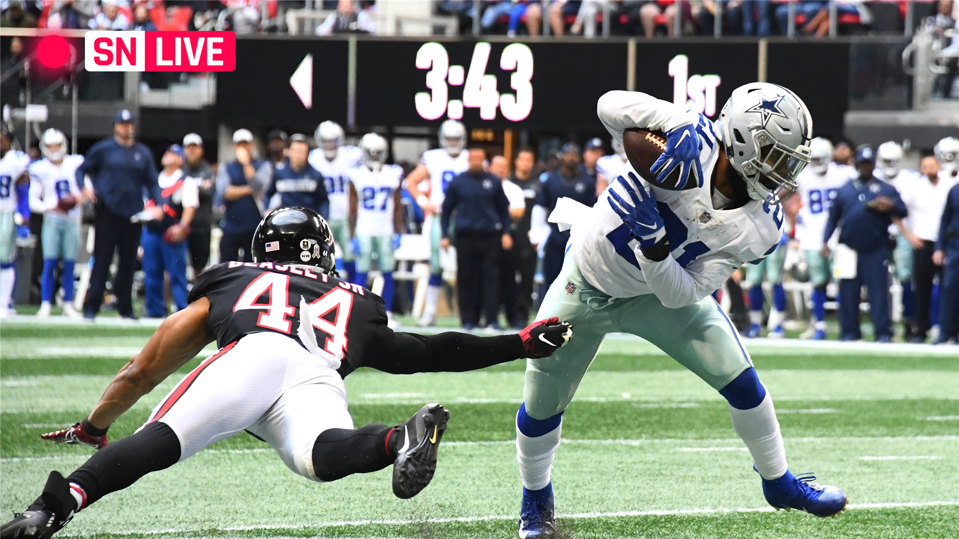 Score, Results, Highlights - Atlanta Falcons Vs Cowboys 2018 , HD Wallpaper & Backgrounds