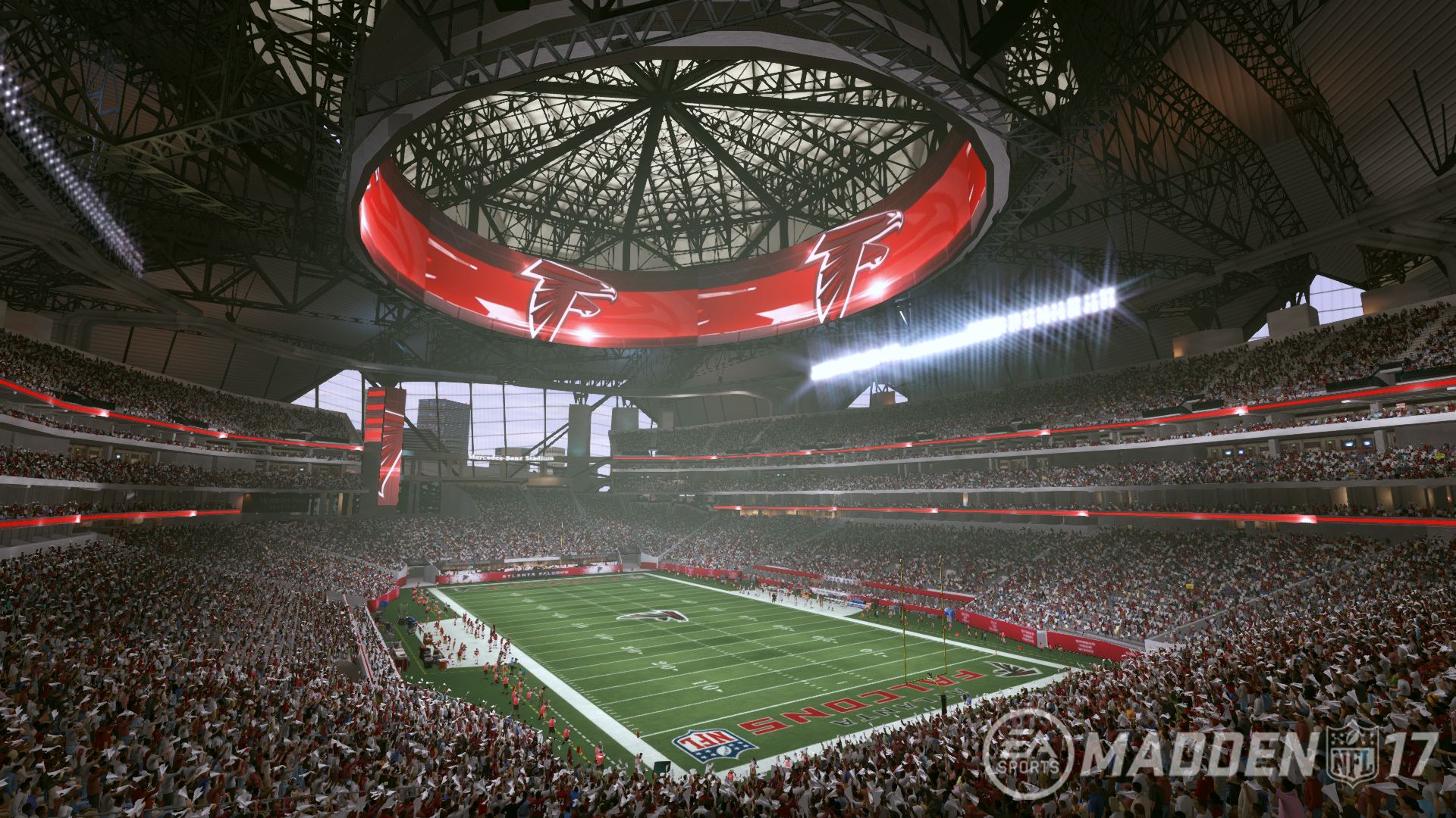 Tour The Nfl's Newest Stadium With Madden Nfl - Mercedes Benz Stadium Fifa 19 , HD Wallpaper & Backgrounds