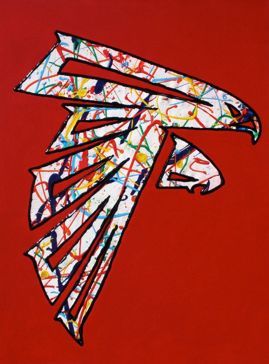 Atlanta Falcons Iphone Wallpaper - Cool Atlanta Falcons Logos , HD Wallpaper & Backgrounds