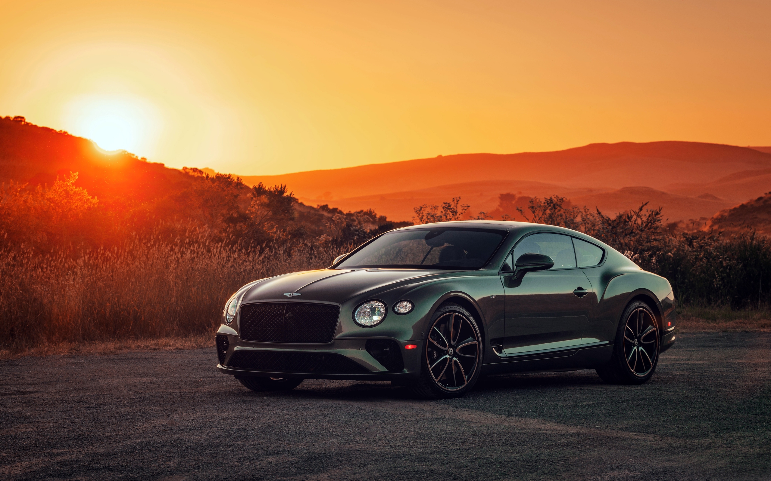 Wallpaper Of Bentley, Bentley Continental Gt, Green, - Bentley Continental , HD Wallpaper & Backgrounds