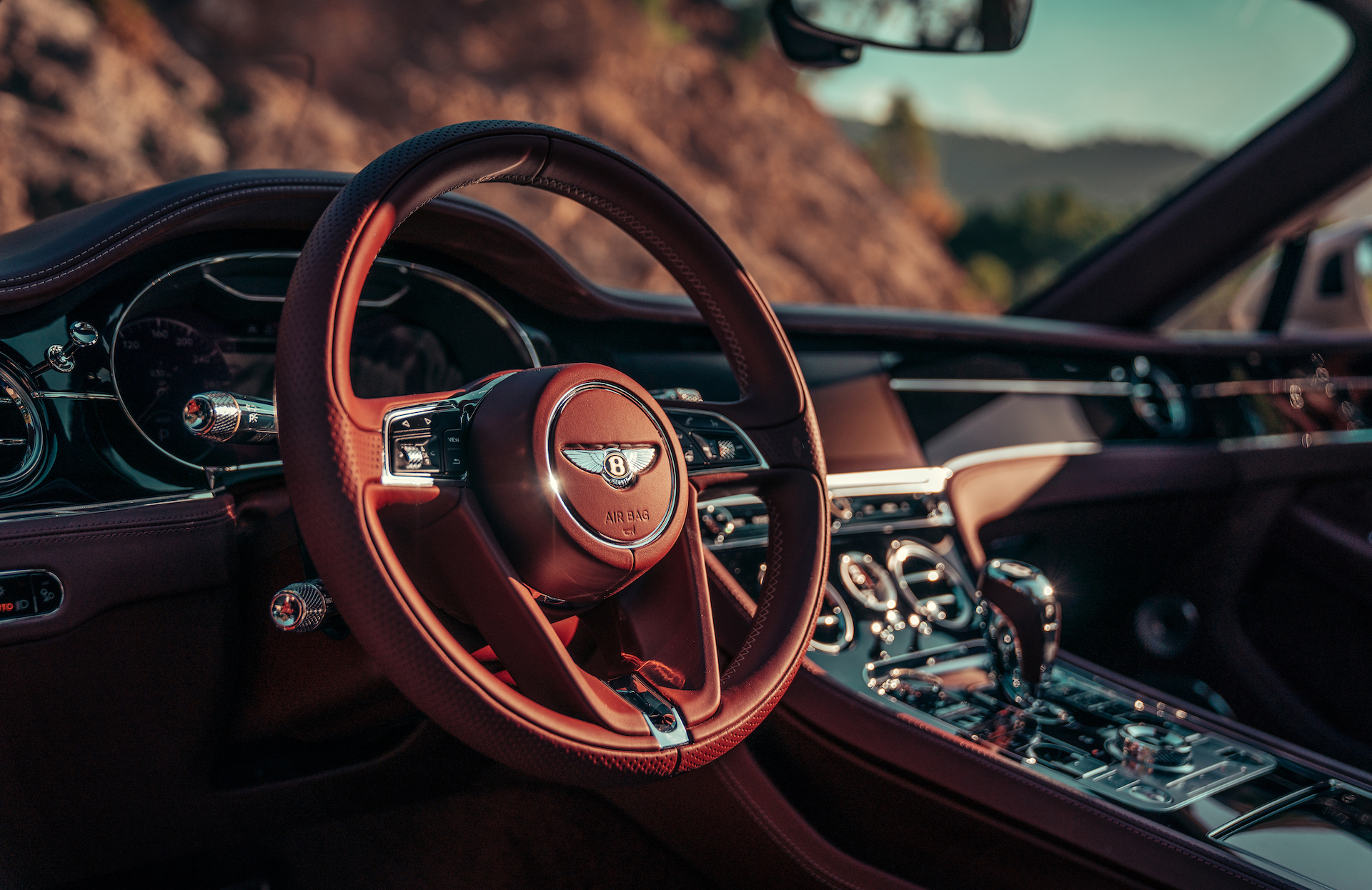 2019 Bentley Continental Gt Convertible Interior Cockpit - Bentley Continental Gt 2019 , HD Wallpaper & Backgrounds