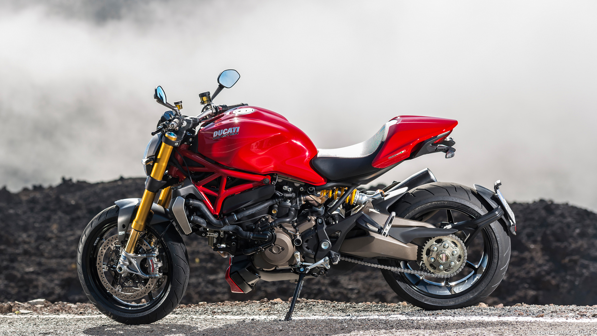 Ducati Monster 1200 Motorcycle Wallpapers - Ducati Monster 1200 S 2018 , HD Wallpaper & Backgrounds