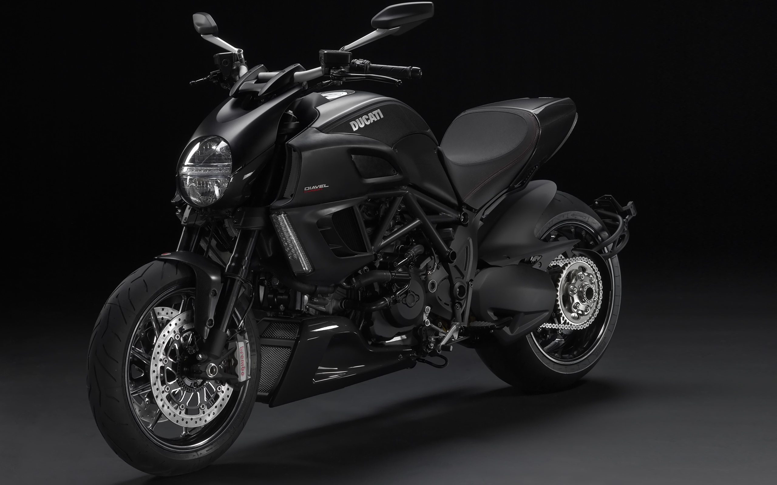 Ducati Diavel Carbon - Ducati Diavel Carbon Black 2013 , HD Wallpaper & Backgrounds