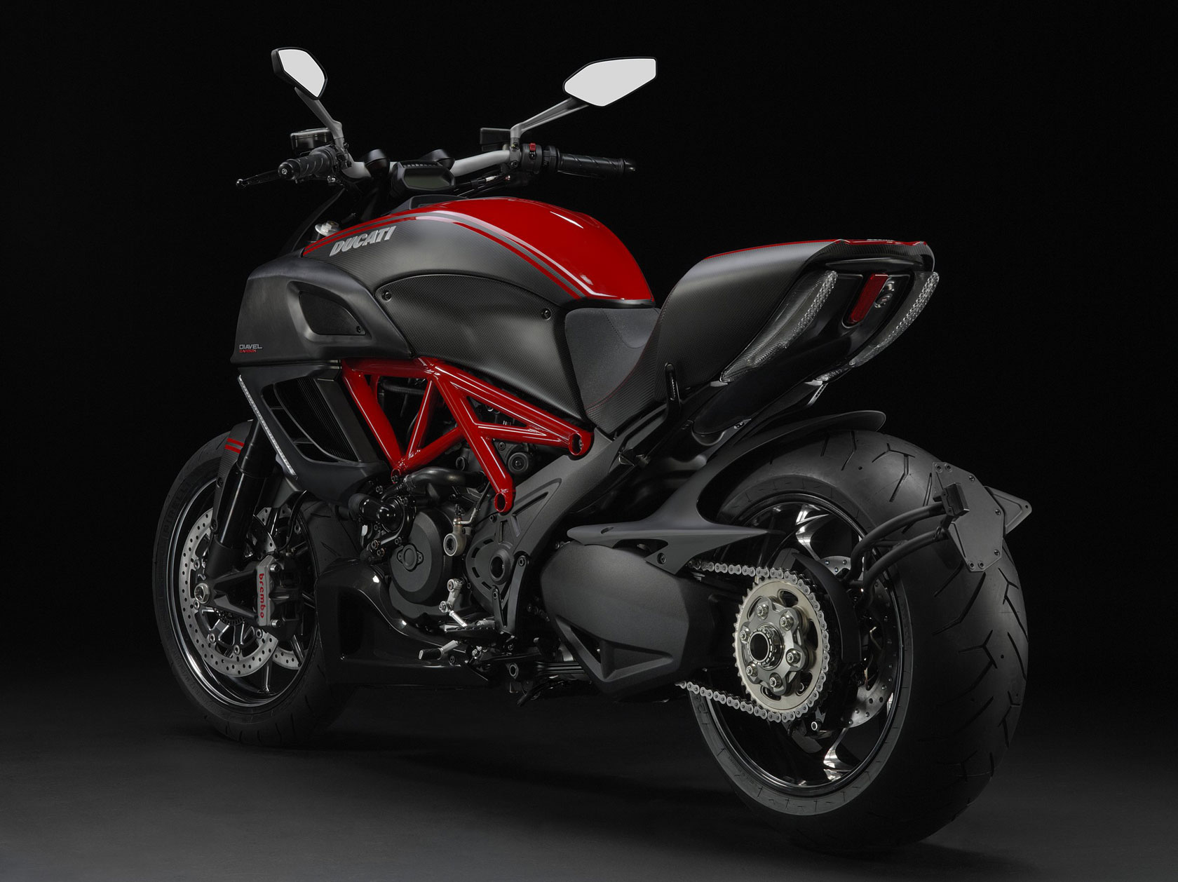 Ducati Diavel Carbon Red 2013 , HD Wallpaper & Backgrounds