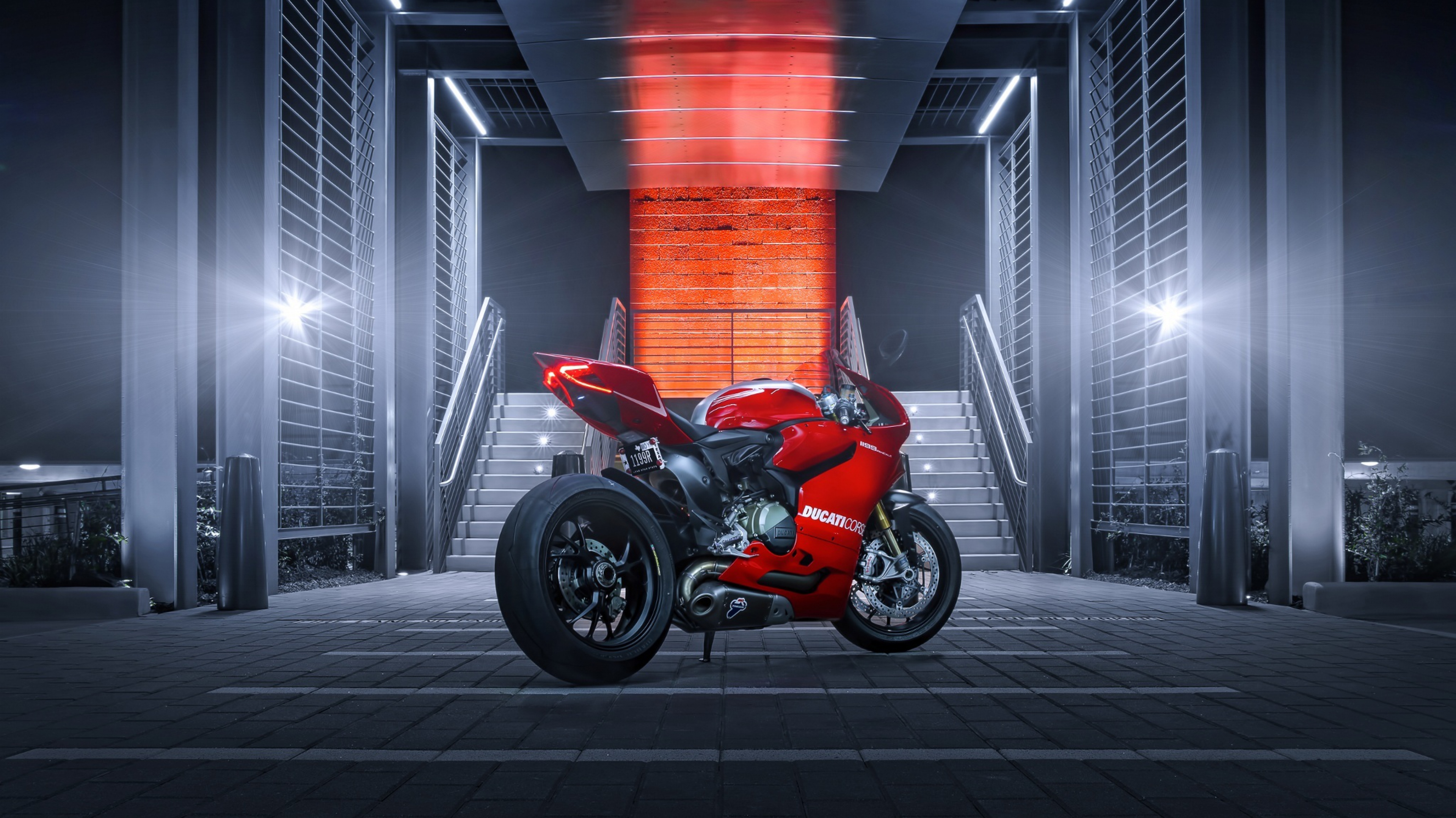 Ducati 1199 Red - Ducati Hd , HD Wallpaper & Backgrounds