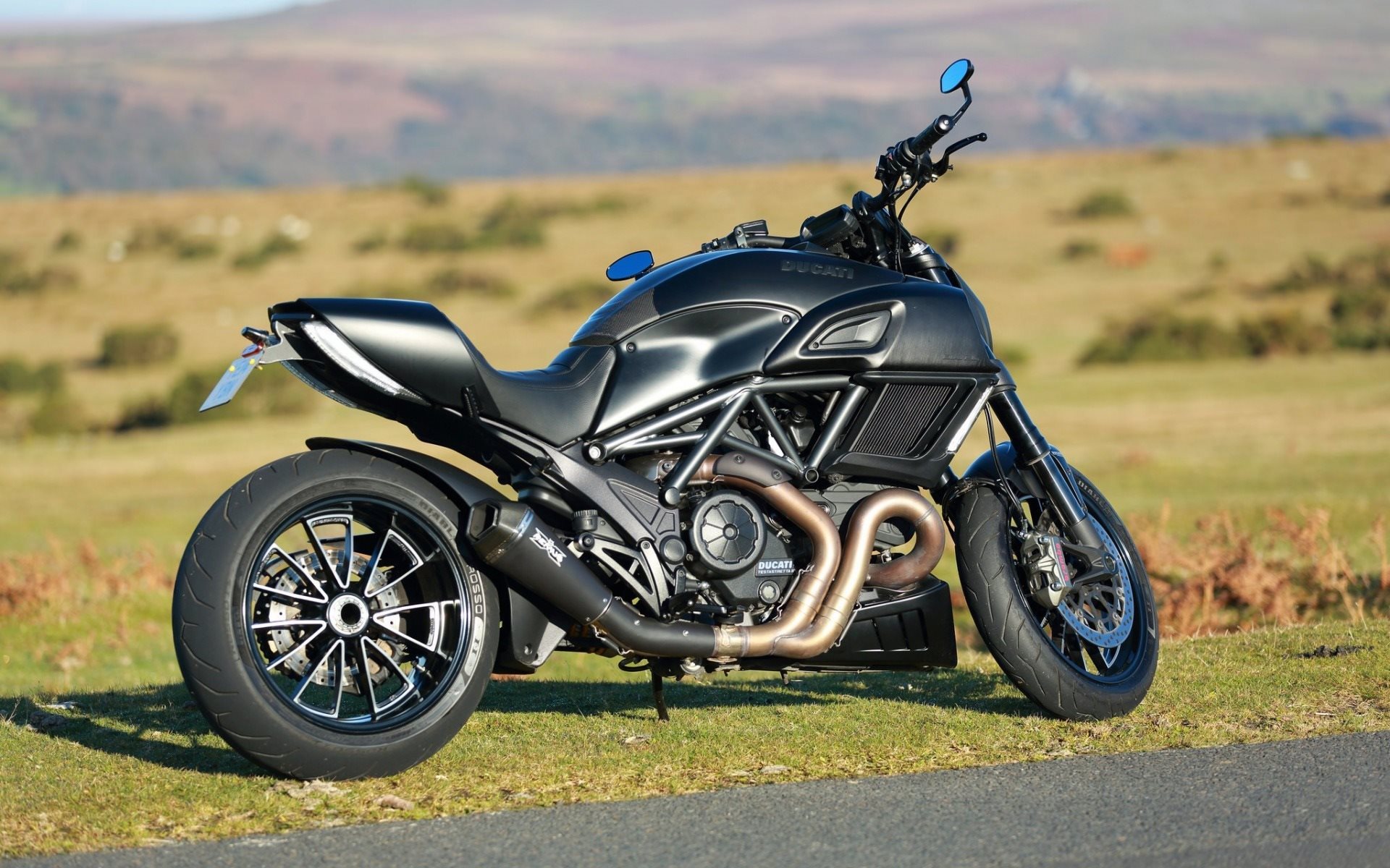 Ducati Diavel, Black Motorcycle, City Bikes, Black - Fond D Écran Ducati Diavel , HD Wallpaper & Backgrounds