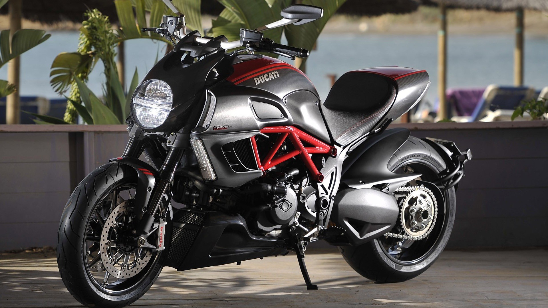 Wallpaper Motor - Ducati Naked Sport Bike , HD Wallpaper & Backgrounds