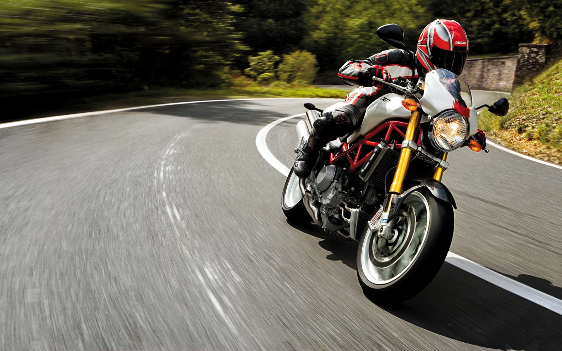 Wallpaper Ducati, Monster, S4r, Rider, Speed - Дукати Монстер Обои , HD Wallpaper & Backgrounds