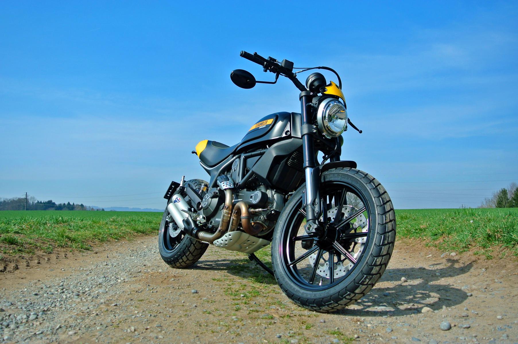 Ducati Scrambler Rizoma Mirrors , HD Wallpaper & Backgrounds