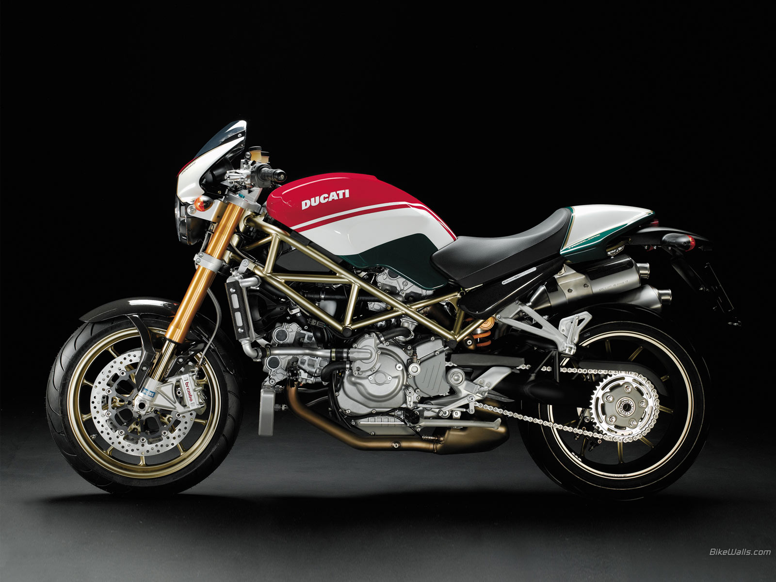 Bike Pics And Wallpapers - Ducati Monster Tricolore , HD Wallpaper & Backgrounds