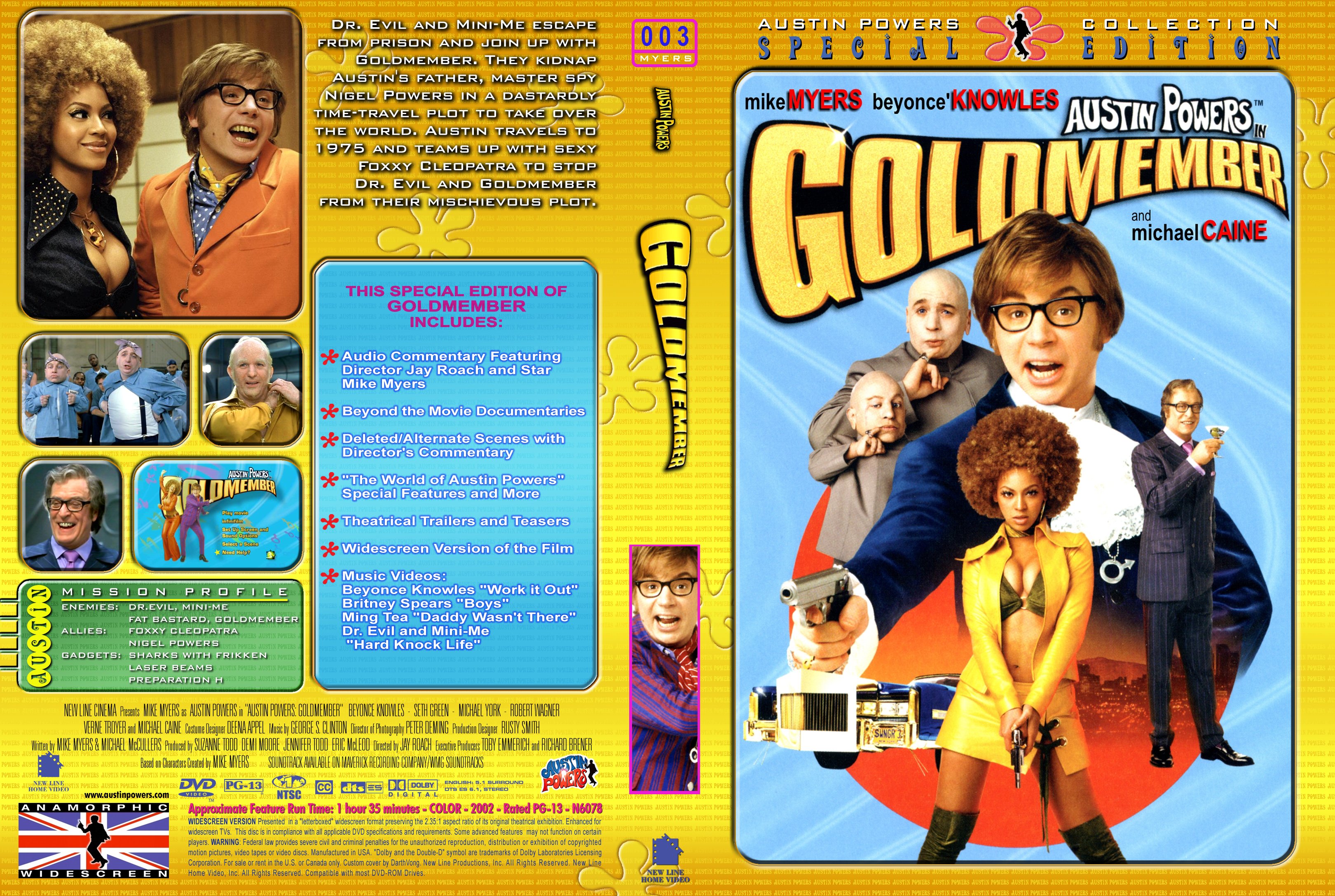 Austin Powers In Goldmember 2002 Dvd Cover , HD Wallpaper & Backgrounds
