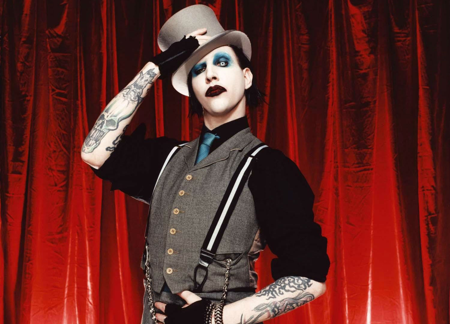 Marilyn Manson Wallpaper And Background Image - Marilyn Manson Top Hat , HD Wallpaper & Backgrounds