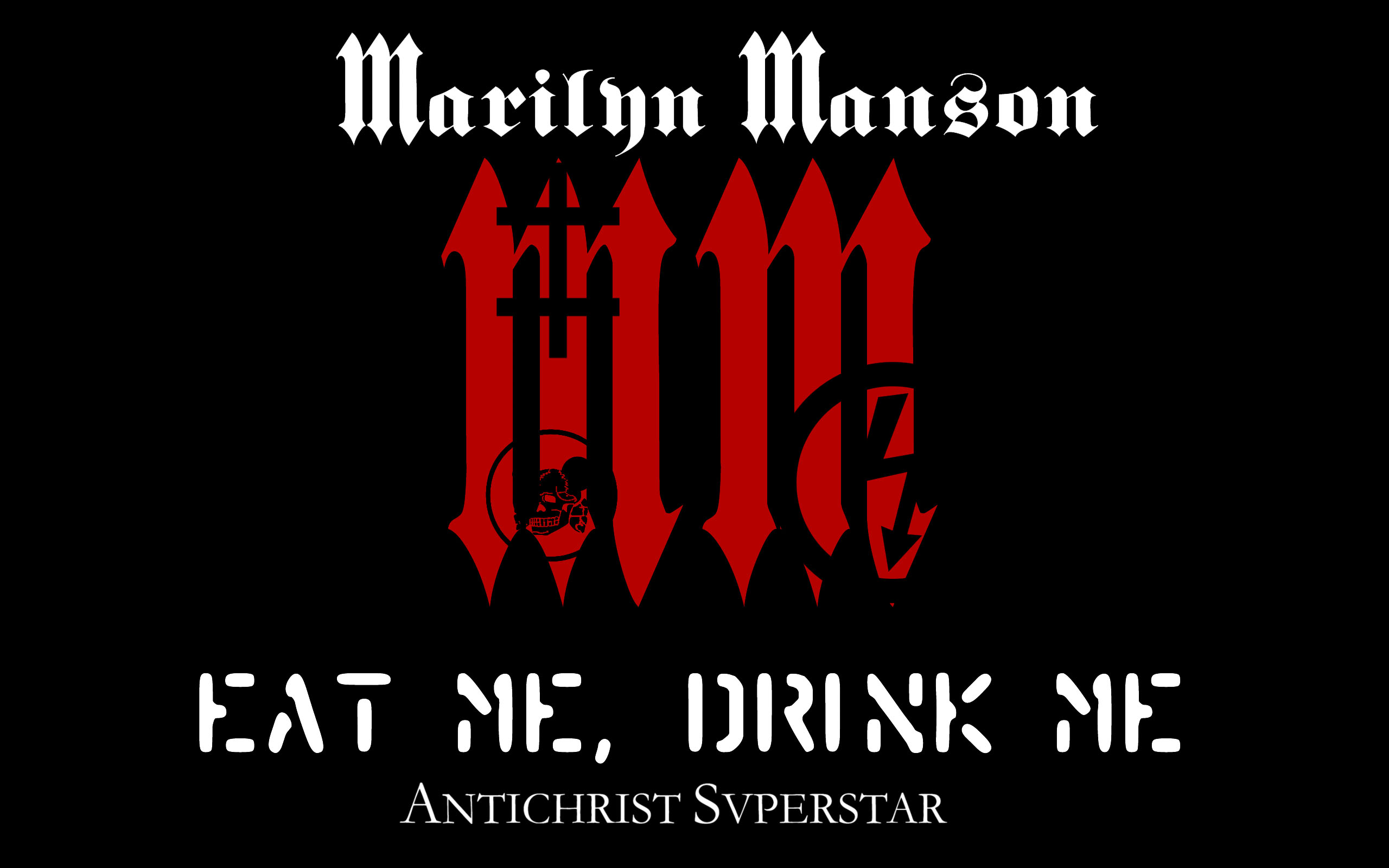 Marilyn Manson Hd Wallpaper - Marilyn Manson Album Logo , HD Wallpaper & Backgrounds