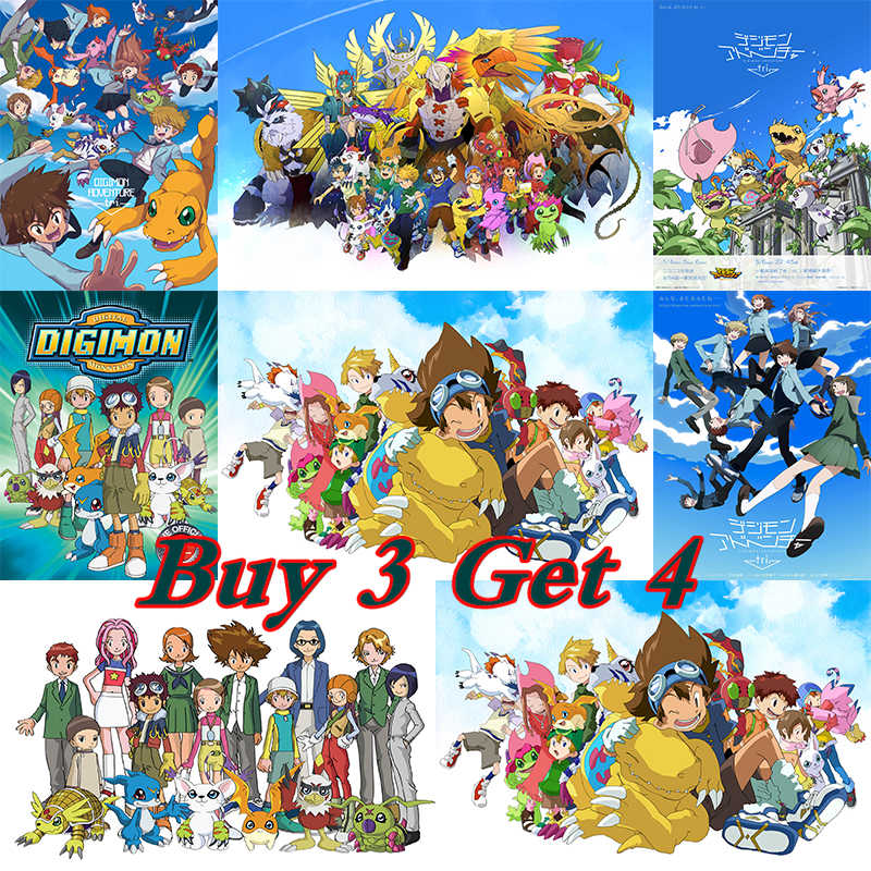 Digimon Adventure Tri Anime White Cardboard Poster Digimon Wallpaper Ultra Hd Wallpaper Backgrounds Download