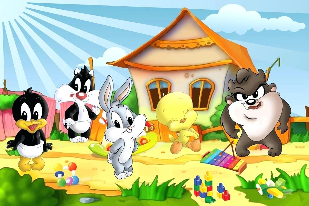 Looney Tune Wallpaper Baby Tunes Computer - Beby Looney Tunes Party , HD Wallpaper & Backgrounds