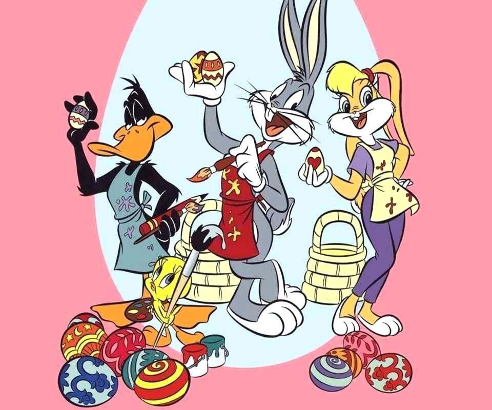 Baby Looney Tunes Wallpaper Iphone Tune Adorable Marijarathe - Happy Easter Looney Tunes , HD Wallpaper & Backgrounds