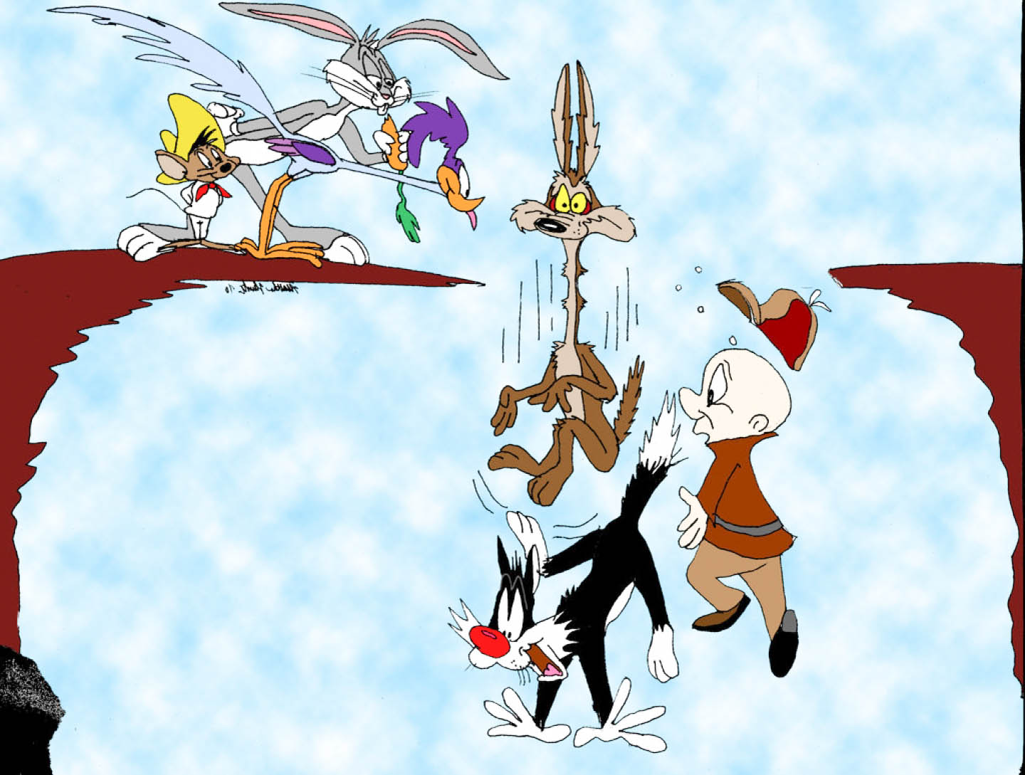 Looney Tunes - Cartoon , HD Wallpaper & Backgrounds