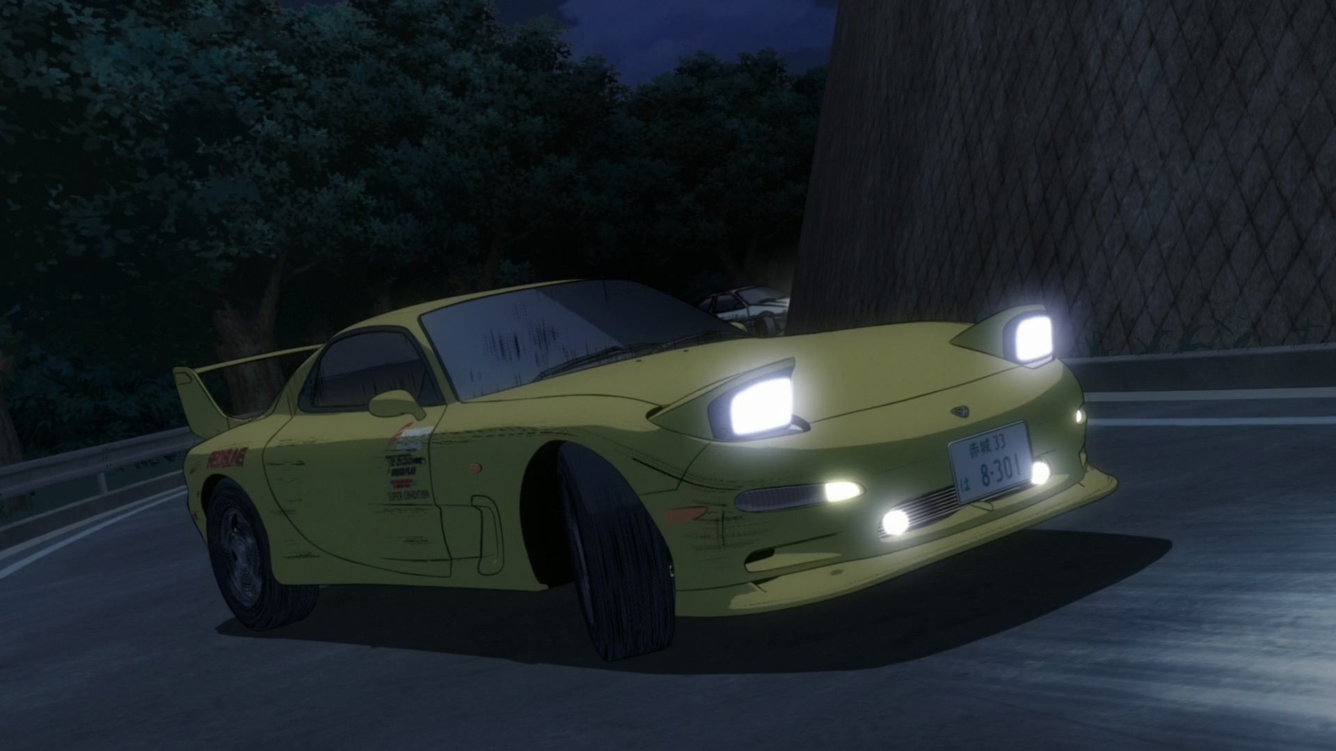 Initial D Mazda Rx-7 Efini - Initial D Mazda Rx 7 , HD Wallpaper & Backgrounds