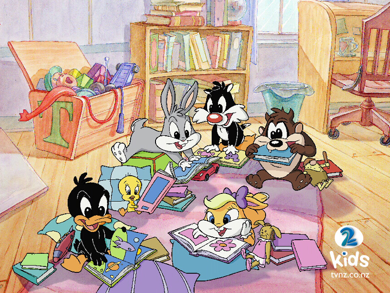 Right Click, Select Set As Background - Baby Looney Tunes , HD Wallpaper & Backgrounds