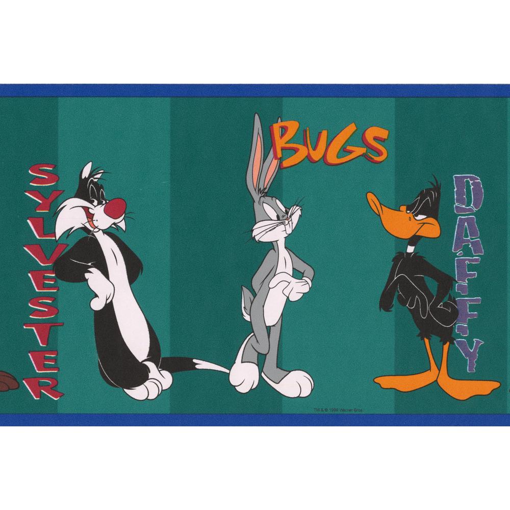 Retro Art Retro Looney Tunes Disney Cartoon Prepasted - Looney Tunes , HD Wallpaper & Backgrounds