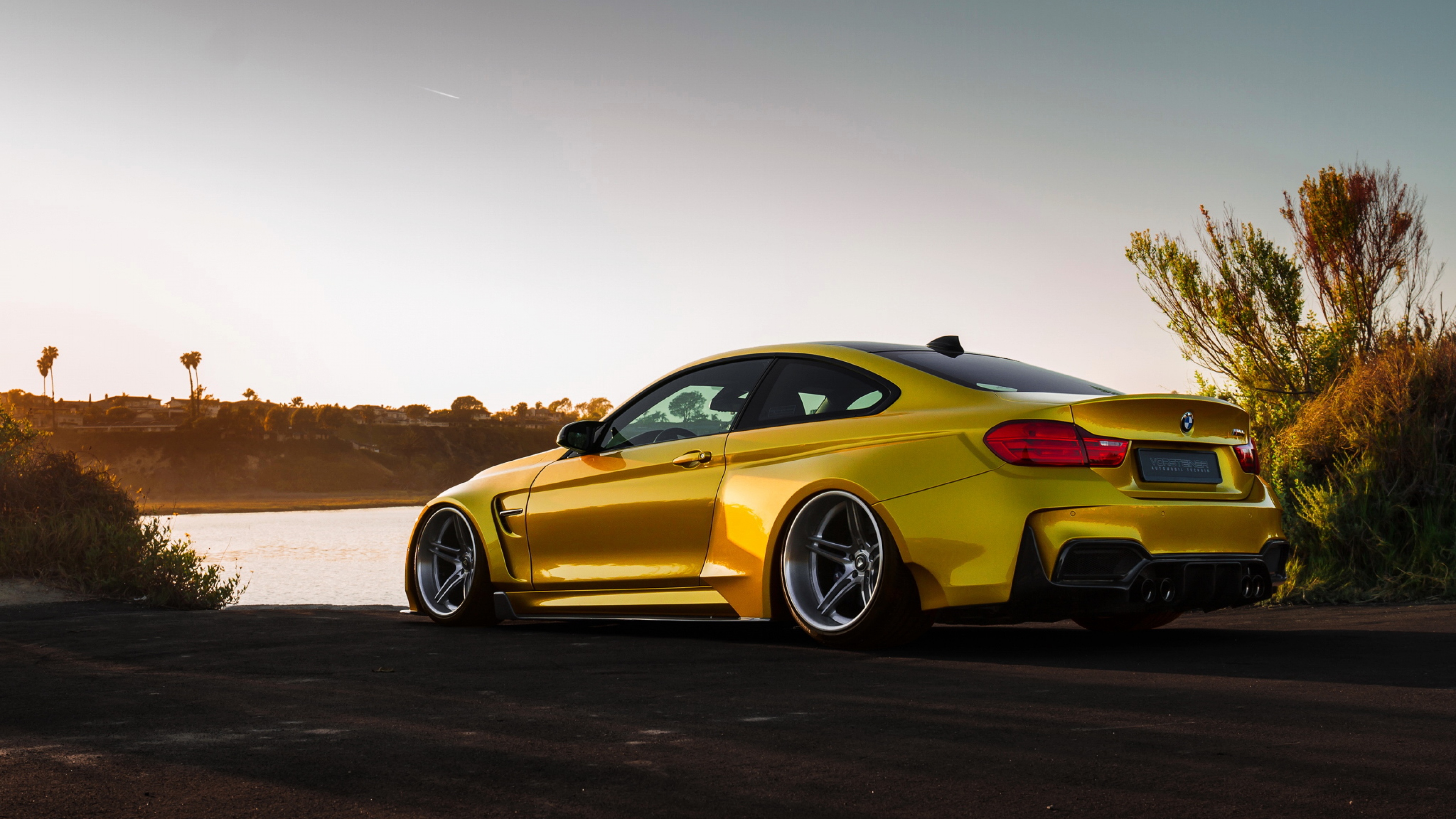 Bmw M4 Vorsteiner Gold Hd Cars 4k Wallpapers Images , HD Wallpaper & Backgrounds