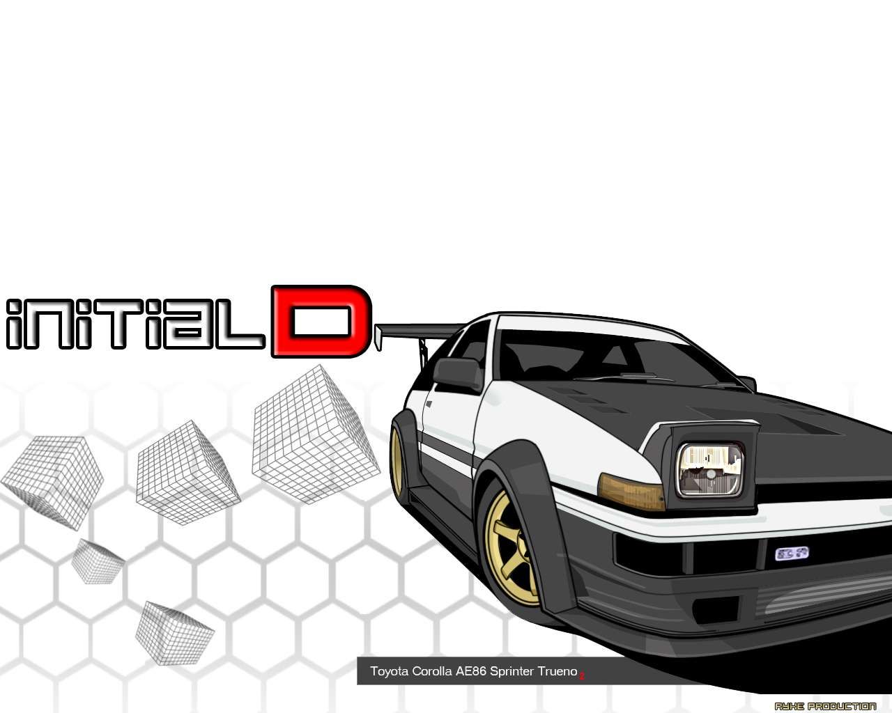 Wallpaper De Shin Gekijouban Initial D Legend 1 Kakusei - Initial D Takumi Ae86 , HD Wallpaper & Backgrounds