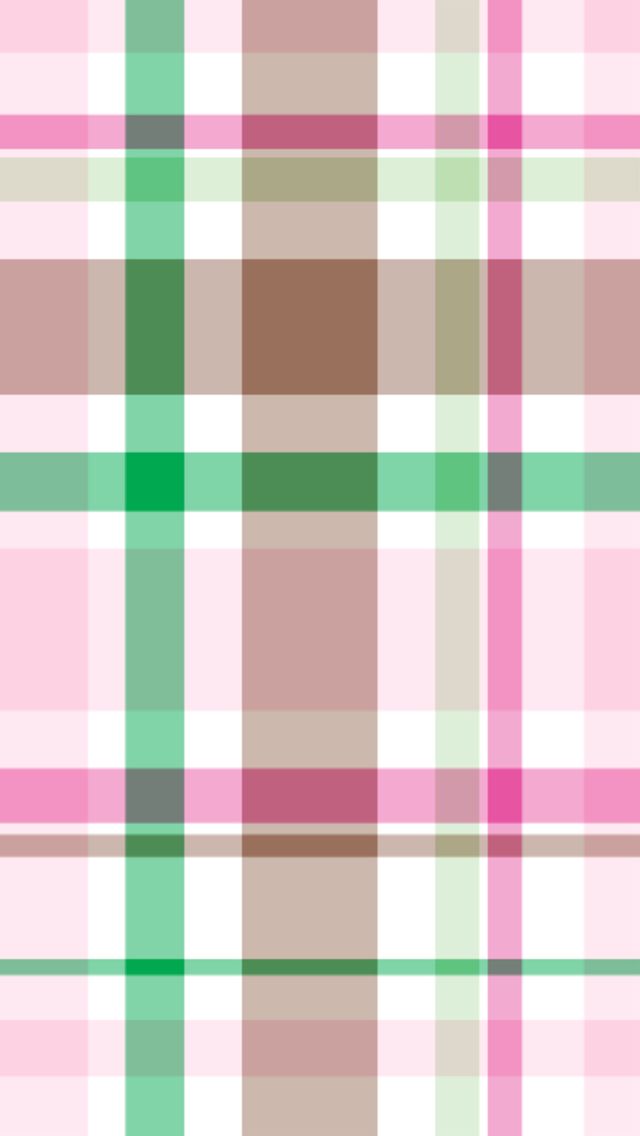 Iphone 5 Wallpaper Pink And Green - Preppy Plaid , HD Wallpaper & Backgrounds
