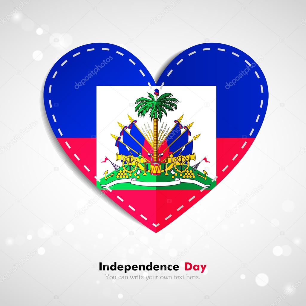Flag Of Haiti ,independence Day Stock Vector - Emblem , HD Wallpaper & Backgrounds