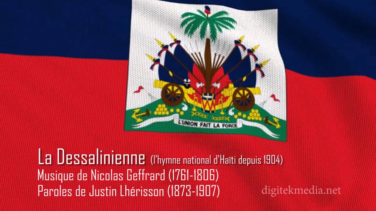 L'hymne National D'haiti - Haiti Flag , HD Wallpaper & Backgrounds