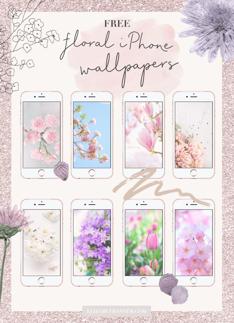 Free Floral Iphone Wallpapers - Viola , HD Wallpaper & Backgrounds