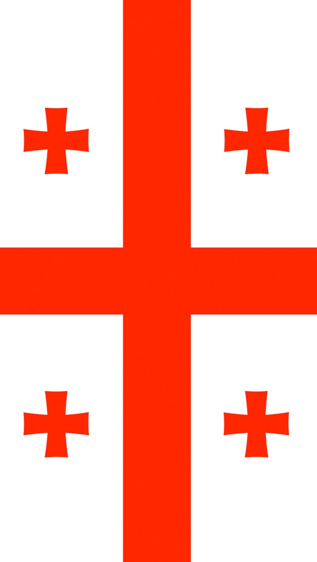 Georgia Flag - Georgian Flag For Iphone , HD Wallpaper & Backgrounds