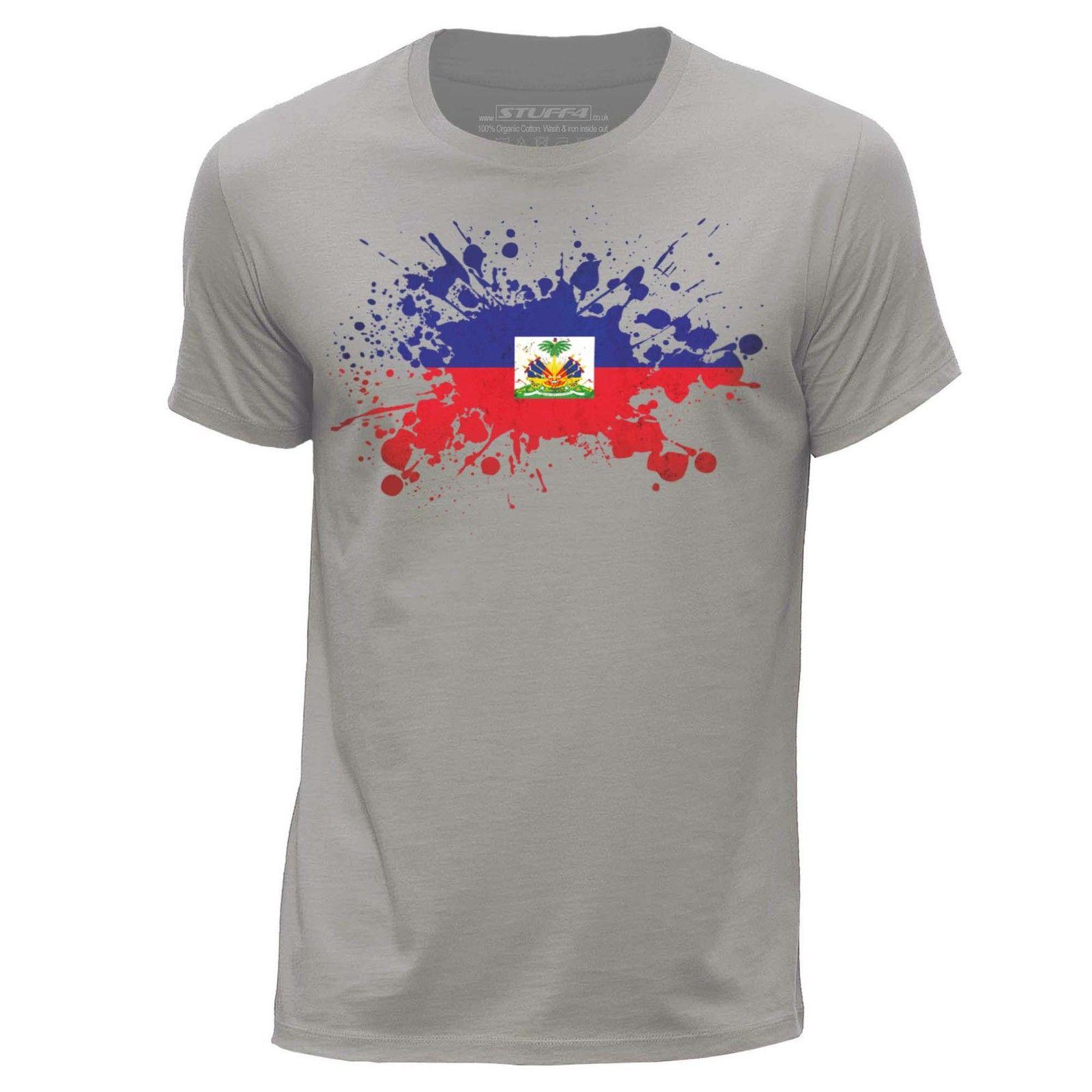 Stuff4 Men's Light Grey Round Neck T-shirt/haiti/haitian - Shirt , HD Wallpaper & Backgrounds