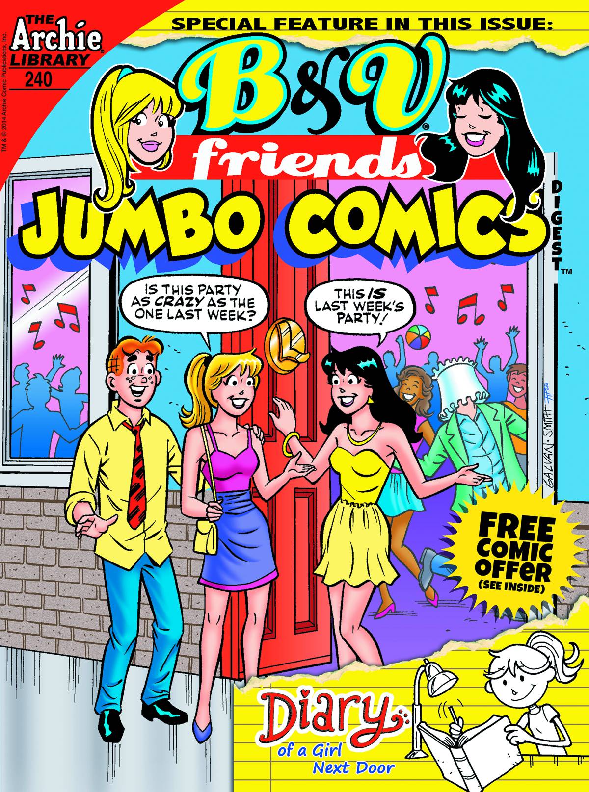 B & V Friends Jumbo Comics Digest - Betty And Veronica Jumbo Comics , HD Wallpaper & Backgrounds