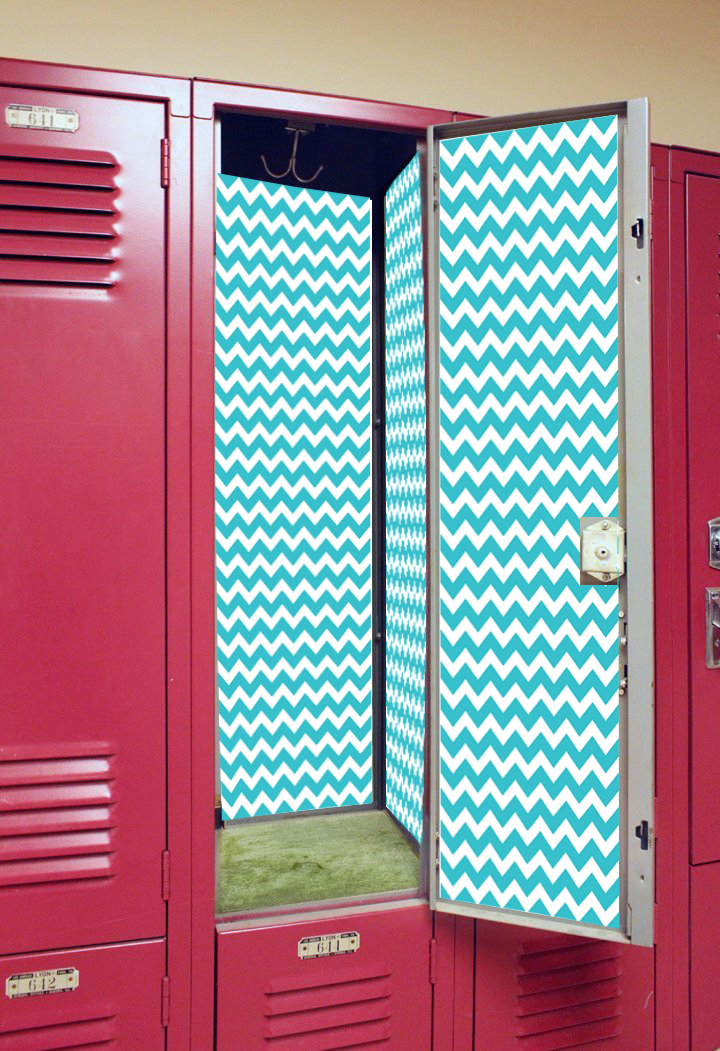 Back To School Magnetic Locker Wallpaper Chevron Thumbnail - Magnetic Locker , HD Wallpaper & Backgrounds
