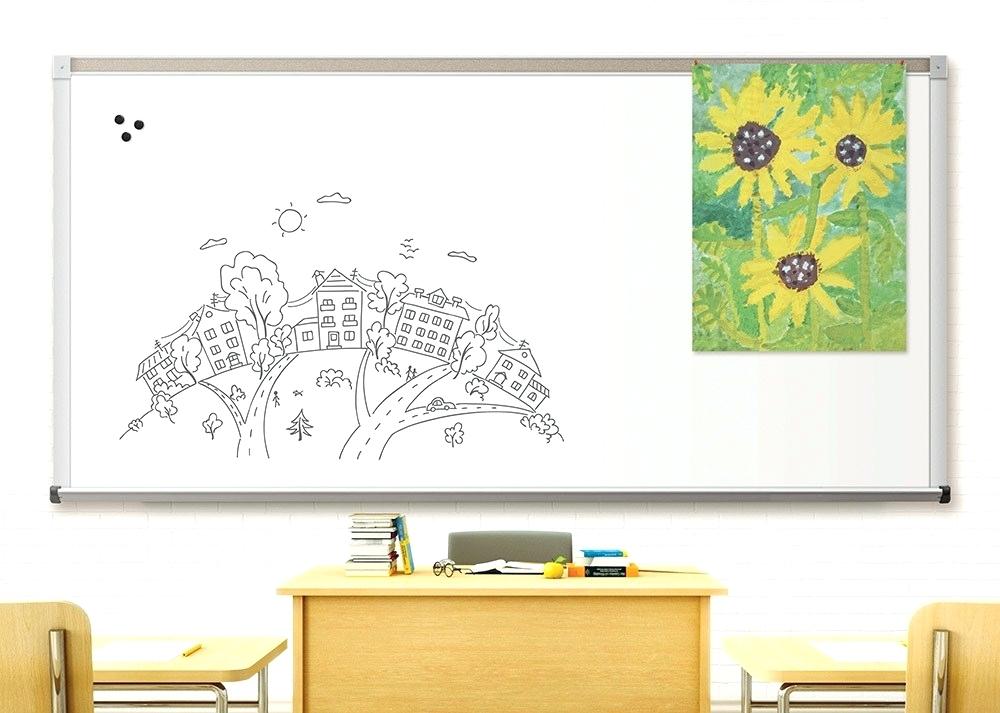 Dry Erase Whiteboard In Classroom Wallpaper Target - Wall , HD Wallpaper & Backgrounds